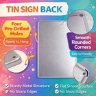 Vintage Movie Theater Aluminum Sign Classic Rectangle Wall Decor Plaque