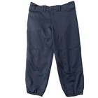 Mizuno -lot 2- Performance Pants Women L Navy White Softball Elastic Hems