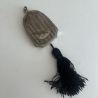 Antique 20   s Art Deco Evans Mayfair Compact Powder Rouge Blush Lipstick Tassle