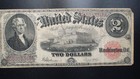 1917 Two Dollar United States Note Very Fine Mule  2 Bill Buy It Now 