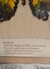 Vtg 1977 Caron Latch Hook Kit Butterfly Rug Wall Hanging New Sealed