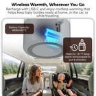 Garnen Portable Milk Warmer For Travel 500ml 316l Stainless Steel Bpa-free Usb C