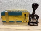 Vtg Bates Numbering Machine Standard Movement Stamp With Original Box Tested