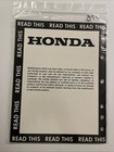 1986 Genuine Honda Atc350x Set-up Instructions Manual Guide Paperwork Atc  178