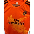 Real Madrid Gustavo  18 2015 Season Jersey Fly Emirates Orange Xl