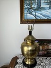 Vintage Large Brass Table Lamp 33   h