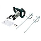 1800w Concrete Mortar Mixer Cement Grout Plaster Stirrer Double Paddle Mixer
