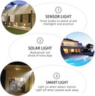 4 Pcs Solar Motion Sensor Light Outdoor Garden Wall Security Flood Lamp 100 Cob