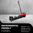 12 Ton Horizontal Hydraulic Log Splitter Manual Wood Cutter For Firewood 3 Color