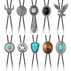 10 Pcs Bolo Ties For Men  Unique Halloween Accessories  Western Style Neckwear