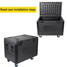 35x22x24in Ata Road Case with Wheels  Waterproof dustproof Has Various Uses