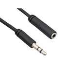 25 Ft  3 5 Mm Stereo Male To Female Extension Audio Cable Slim Type
