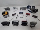 Lot Of 13 Cameras For Parts Or Repair Olympus  Canon  Sony  Sanyo  Panasonic    