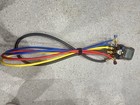 Digital Hvac Manifold Gauge   Hose Set  4-valve  Red blue yellow black