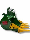 Jma 18  Mini Excavator Digging Bucket - John Deere 17g Wedge Lock Mini Excavator