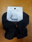 5 Pack  Scunci Recycled Soft Cotton Jumbo Scrunchie Black  3092  R9p2b
