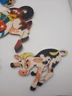 1950s Dolly Toy Nursery Wall Hanging Rodeo Decor Bronco Bill Cowboy Buckaroo Vtg