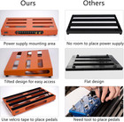 Large Guitar Pedal Board 22    X 12 6    With Carrying Bag  Built-in Power Supply