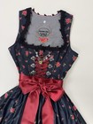 Tramontana Authentic Folk German Bavarian Tyrol Dirndl Dress Oktoberfest Size 38