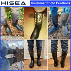 Hisea Men Rain   Snow Boots Waterproof Steel Shank Mud Hunting Barn Working Boot
