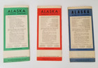 Lot Of 3 The Alaska Line Alaska Steamship Co Time Tables Info Brochure 1930 s 40