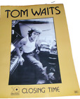  1  Tom Waits Closing Time Double Sided 50th Anniversary Promo Poster 18    X 24   