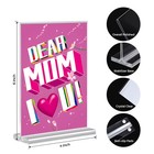 6-pack 4x6 Acrylic Sign Holder Double-sided Clear Plastic Tabletop Display Stand