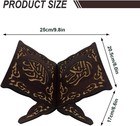 Foldable Wooden Book Stand Quran Bible Book Holder Muslim Reading Bookshelf