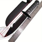 10  Tactical Survival Rambo Hunting Fixed Blade Army Bowie With Sheath