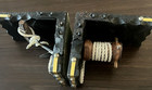 Vintage Nautical Bookends Ship Boat Rope Wood Anchor 6 