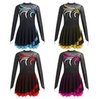 Girls Leotard Tutu Skirt Dress Ice Skating Costume Competition Bodysuit Skater