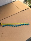 Vintage Native American Turquoise Graduated Beads Necklace Silver Clasp - 17   