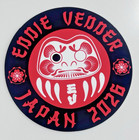Eddie Vedder 2026 Japan Patch   Sticker Set