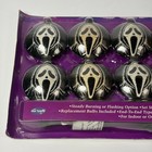 Vintage 1997 Scream Ghost Face Light Set By Fun World  trimmed Card Back 