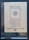 King Crimson Lark s Tongues In Aspic Album Promo Print Advertisement 1973