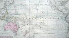 1857 A H Dufour Large Rare Antique Map Of Australia  New Zealand   South Pacific