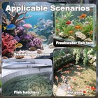 Aquarium Bio Balls - 100pcs Black Bulk Sump Filter Media With Sponge 