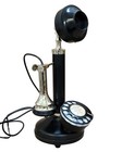 Antique Look Vintage Telephone With Rotary Dial Timeless Retro Decorative Piece 