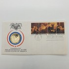 1976 Bicentennial 4th July Usa Coin Stamps First Day Cover 925 Silver Medal