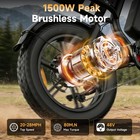 Hikeep 20   Electric Bike Fat Tires Ebike 48v 15ah 28mph E-mountain Bike Adults