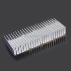 Silver Aluminum Heat Sink 60x150x25mm For Led And Cooler Power Ic Transistor