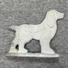 Vintage 1950   s Cyclone Fence Cast Aluminum Cocker Spaniel Dog Gate Fence Topper