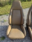 Porsche 911 Sc Sport Seats Early Style  1974-1981  Tan W o Rails