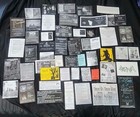107 Vintage Black Death Metal Flyer Lot From Finland  