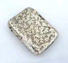 Antique England Silver Plate Match Safe Vesta Case   Mono F G C