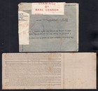 Gb Ww2 Military 1945 Air Letter Cover   Pass  German  Camouflage Unit  Palestine