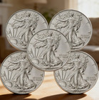 Lot Of 5 U s  999 2025 -1- 0 Z American Eagle C 0 i n