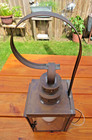 Copper Light Fixture Wall Mount For Interior Or Exterior Primitive  Colonial Etc