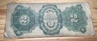 1891  2 Silver Certificate Windom Large Size Note Fr 245 Red Seal