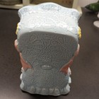 Vintage Ceramic Cradle Crib Planter Baby Shower Nursery Art  Decoration Japan